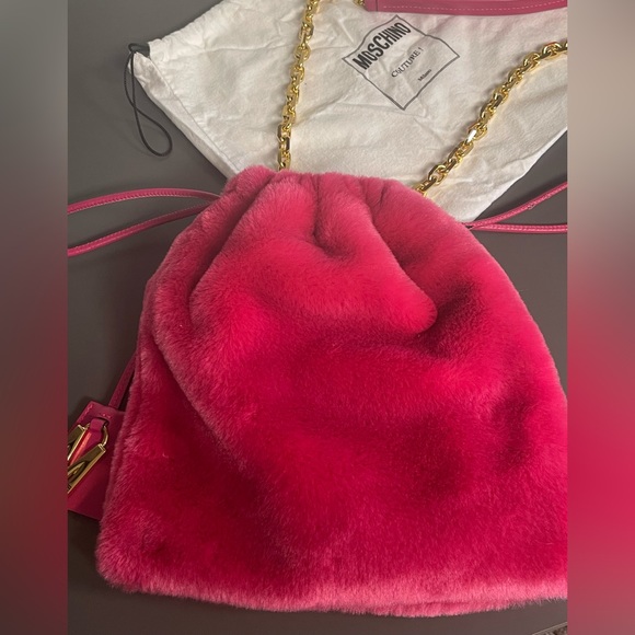 MOSCHINO Soft Fabric Bucket Bag - Picture 4 of 6